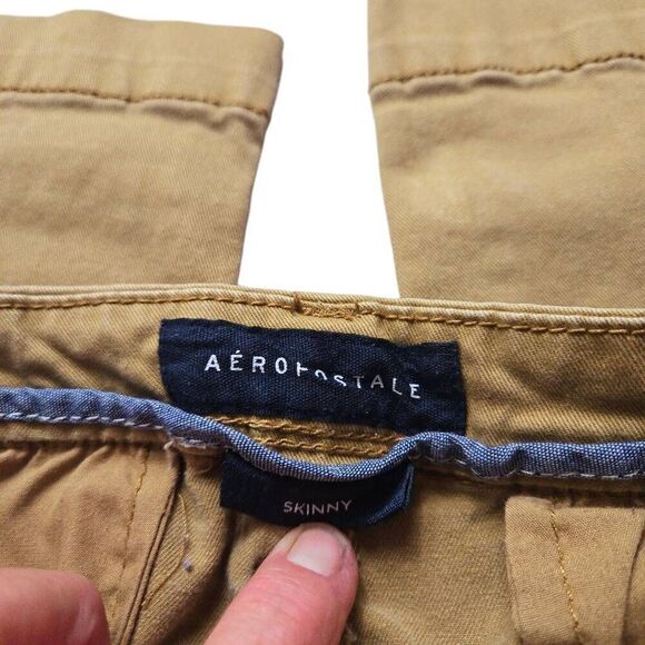 Aeropostale skinny khaki pants 30/30 - Picture 4 of 6